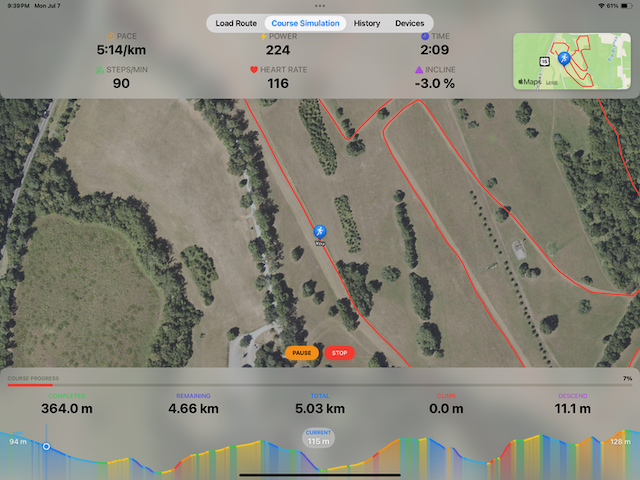 PowerTread App Screenshot